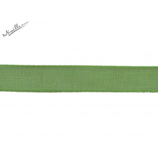 Stuha šifonová, zelená, 6 mm
