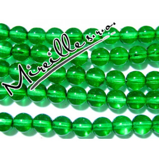 Kuličky zelené, 6 mm