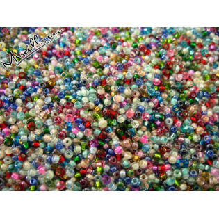 Mix rokajlových korálků různých barev do tyrkysova, 2,2 mm