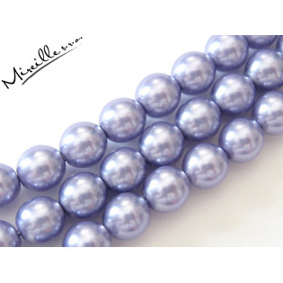 Voskové perle lila, 6 mm