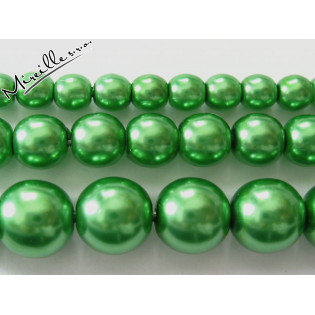 Voskové perle středně zelené, 4 mm