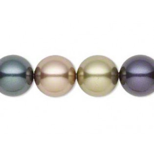 Mix voskové perle Crystals Jewel, 12 mm