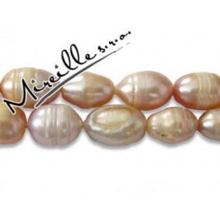 Říční perle lososová 8-12 mm