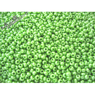 Perleťový rokajl jasně zelený I., 3 mm