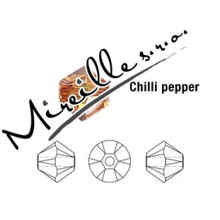 Crystals sluníčko Crstal Chilli pepper, 4 mm
