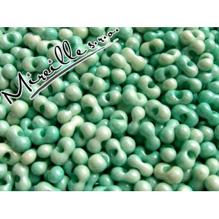 Farfale flíčkatě zelené, 6,4 mm