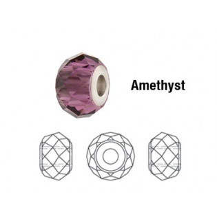 Crystals BeCharmed Briolette, Amethyst