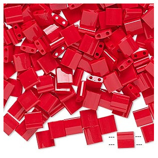 Miyuki Tila opaque red (TL408), 50 ks
