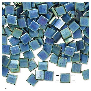 Miyuki Tila metalic matte iris blue (TL2064), 50 ks